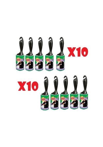 Scotch Brite Tüy Toplayıcı Rulo 56 Yaprak 10'lu Set