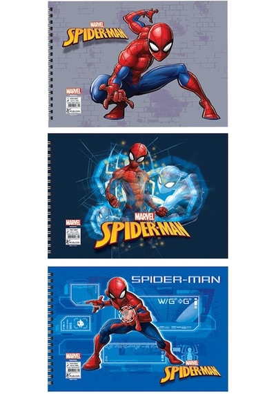 Spider 17x25 15 Yp.resim Defteri 3'lü