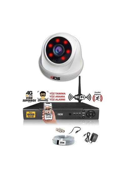 Ids - 1 Kameralı 1080P Fullhd 5Mp Sony Lensli Kamera Seti - 2026