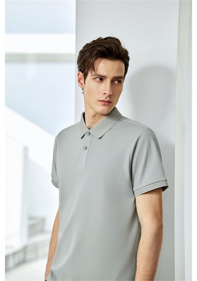 New Performance Premium Polo T-shirt 58.1% Pamuk 37.7% Polyester 4.2% Spandex Yeşil
