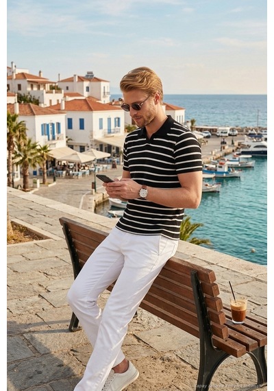 Buratti Erkek Polo T Shirt 5904022 Siyah