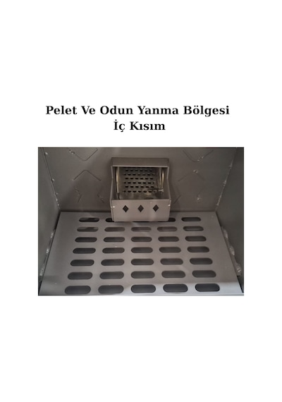 Etinova Eti-k4 Küçük Fırınlı Odun Ve Pelet Yakan Şömine Tipi Soba