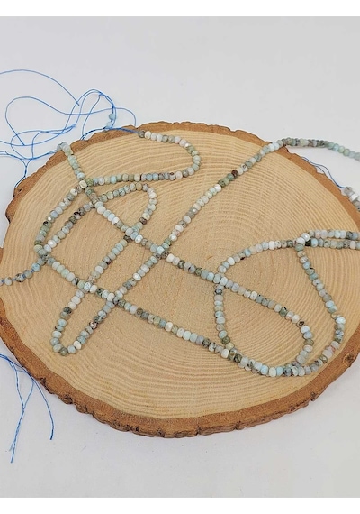 Larimar Taşı Dizi 2.5 3.5mm 51218 Çok REnkli