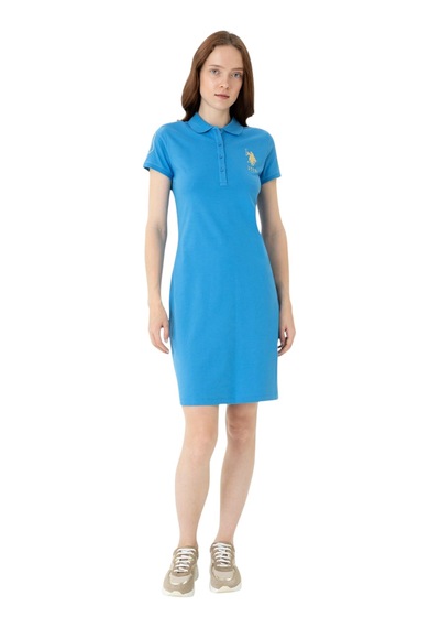 U.S. Polo Assn. Kadın Regular Fit Elbise 1567905 Saks
