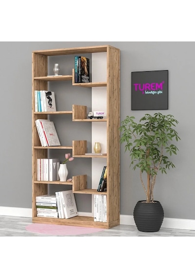 Menan Kitaplık Mdf Siyah Menan Kitaplık Mdf Siyah