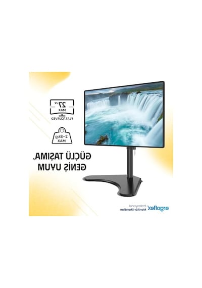 Tek Kol Asansörlü Monitör Standı, 13-32 İnç Ekran İçin