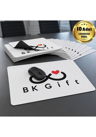 Logonuza Özel 10 Adet 28x40 Cm Kaymaz Tabanlı Sümen Mouse Pad Kurumsal Baskılı