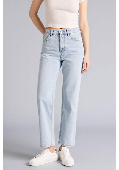 Defacto Comfort Straıght Yüksek Bel Bilek Boy Jean Yıkamalı Pantolon F2150ax26spnm39 Mavi-nm39 Defacto Comfort Straıght Yüksek Bel Bilek Boy Jean Yıkamalı Pantolon F2150ax26spnm39 Mavi-nm39