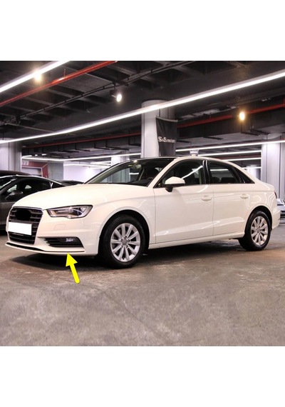 Audi A3 Sedan 2013-16 Sol Sis Far Çerçevesi Alt Çıtası 8v5807533