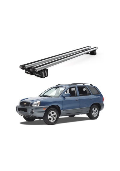 Pençe Hyundai Santa Fe 2000-2006 Uyumlu Gri Ara Atkı Port Bagaj Tavan Barı