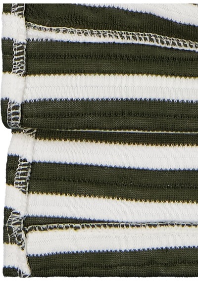 Civil Boys Urban Baskılı Çizgili 6-9 Yaş Sweatshirt - Yeşil
