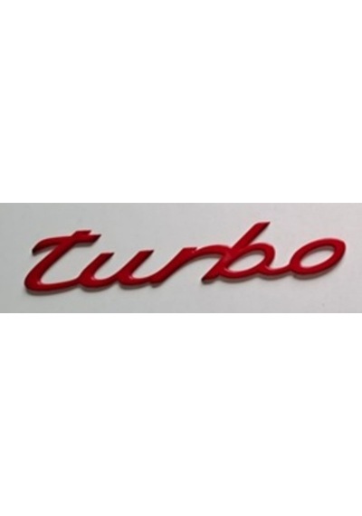 Porsche Uyumlu Yazı Turbo Y.m. 2.2 11.5 Cm Kırmızı