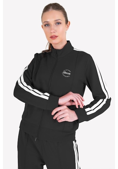 Lescon 23ntbs002120-633 Siyah Kadın Fermuarlı Sweatshirt Siyah