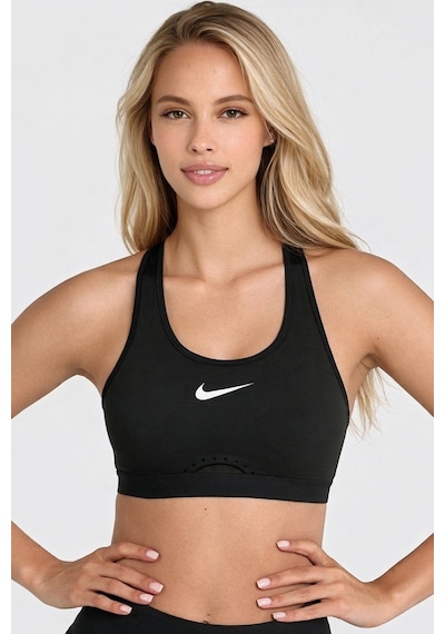 Nike Swoosh High Support Non Padded Adjustable Sports Bra Kadın Yüksek Destekli Spor Sütyeni Siyah Siyah Nike Swoosh High Support Non Padded Adjustable Sports Bra Kadın Yüksek Destekli Spor Sütyeni Siyah Siyah