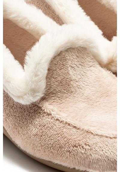 Twigy Comfy Kadın Ev Ayakkabısı Pudra 36/41 CC0146C Pudra