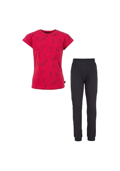 Brz Kids Kız Çocuk Baskılı Pijama Takımı Kırmızı