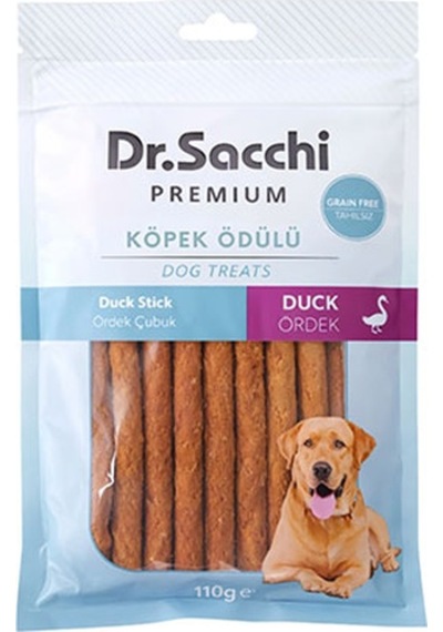 Dr.sacchi Premium Ördekli Çubuk Tahılsız Köpek Ödülü 5 10lu 110 Gr 109-30027.01
