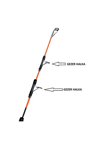 Ryuji Marvel 420cm 100-300gr Atar Tubular Uç Teleskopik Surf Olta Kamışı