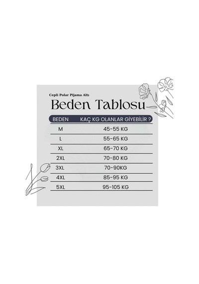 Altınay Kadın Cepli Lüx Polar Kışlık Pijama Altı 001