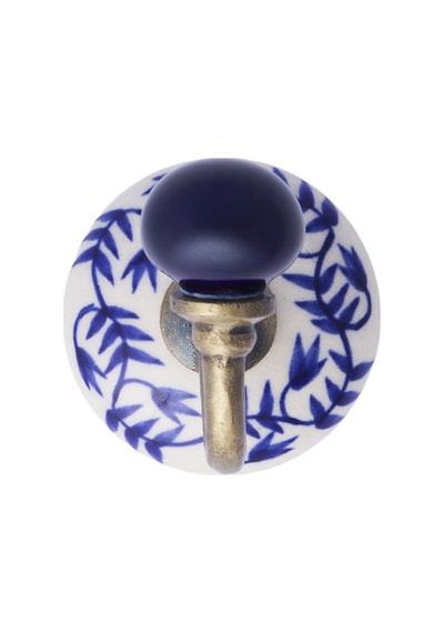 Yargıcı Seramik Detaylı Metal Dekoratif Askı 6x10 Cm 26knha1018c St