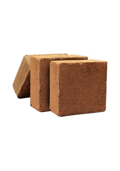 Kuzey's Store Hindistan Coco Cevizi Sıkıştırılmış Blok Torfu%100 Organik Doğal Cocopeat Bitki Toprağı,600-650 Gram 8/9 Litre Diğer