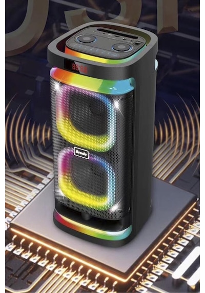 Torima BTS-1989 RGB Karaoke Mikrofonlu Kumandalı Bluetooth Hoparlör