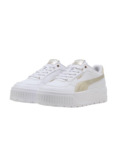 404518-01 Puma Karmen Iı Idol Metallic Kadın Spor Ayakkabı Beyaz 404518-01
