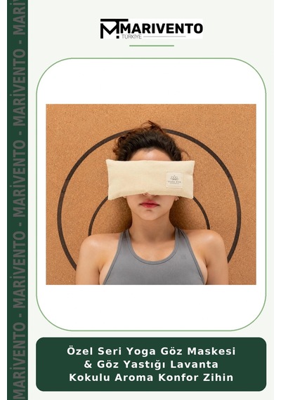 Özel Seri Yoga Göz Maskesi & Göz Yastığı Lavanta Kokulu Aroma Konfor Zihin Çok Renkli