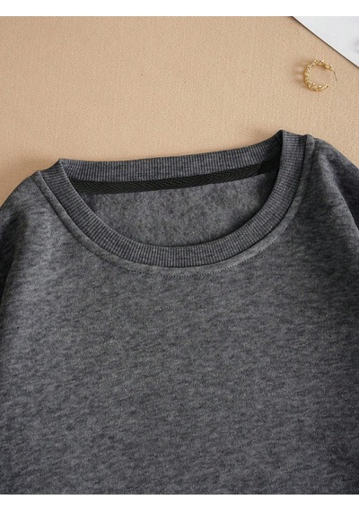 Startmore Japon Tokyo Sakura Baskı Bahar Rahat Kadın Kazak Kazak Sıcak Yumuşak Hoodies Gevşek Crewneck Antrasit