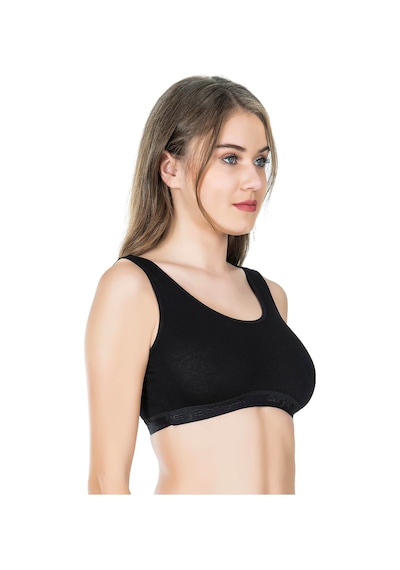 Moon Wear Geniş Askılı Body Sütyen 524 Siyah