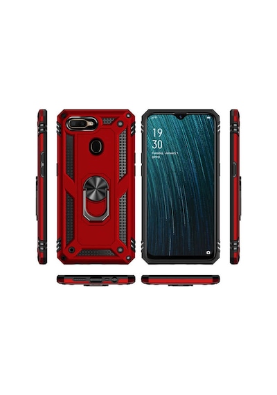 Oppo A12 Kılıf Zore Vega Kapak-Siyah