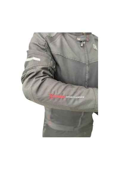 X Speed X-evo Fileli Yazlık Motosiklet Montu Siyah