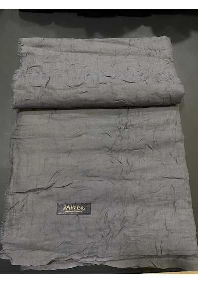 Bambu Kraş Şal Koyu Gri-jawel Çok Renkli
