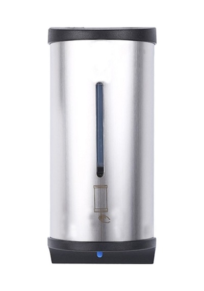 Sıvı Sabunluk / Dezenfektan, Fotoselli, Pilli, Oval, 0,80 Lt - Paslanmaz Çelik