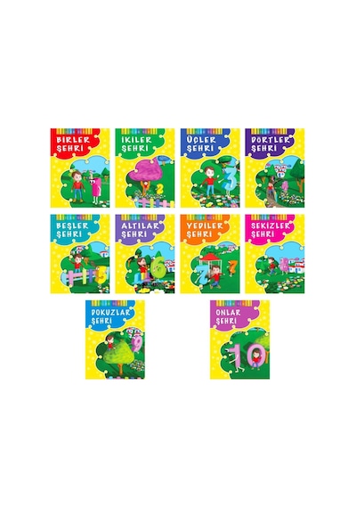 Sayılar Ülkesi Dizisi Kutulu 10 Kitap