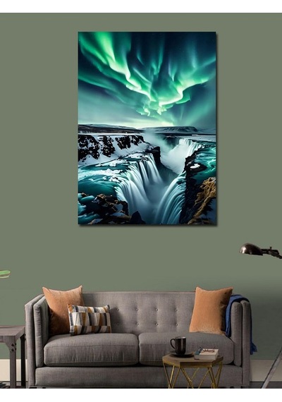 Kanvas Tablo Kuzey Işıkları 50cmx70cm