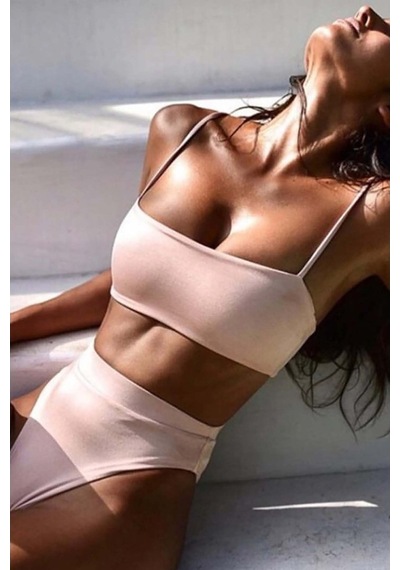 Angelsin V Kesim Yüksek Bel Bikini Takım