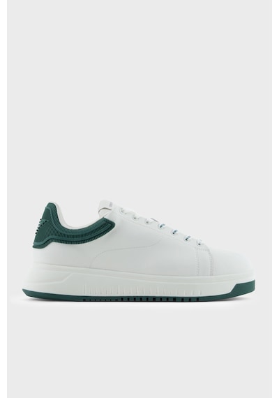 Emporio Armani Erkek Ayakkabı Em003663 Af18212 M0095 Beyaz-haki Beyaz-haki