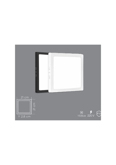 -246 Sıva Üstü Beyaz Kasa Led Panel