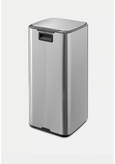 Brb-bra 238147-8710755238147-001-01-bo Matt Steel Fpp Pedallı Çöp Kutusu 30l Gri