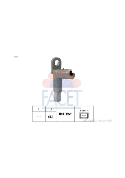 Citroen Nemo Eksantrik Sensoru 1.4 Hdi 2008-2013 Facet 90463