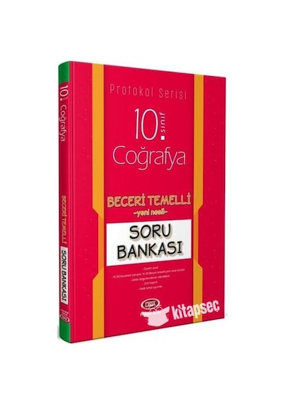 10.Sınıf Coğrafya Protokol Soru Bankası Beceri Temelli - Data Yay