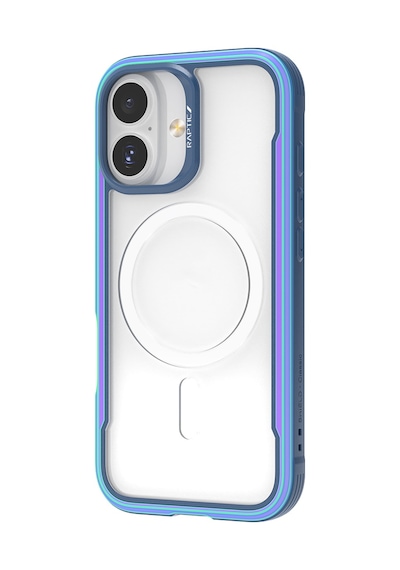 Apple Uyumlu iPhone 17 Kılıf M-safe Şarjlı Airbagli Raptic Shield Serisi Şeffaf Arka Yüzey Kapak Colorful
