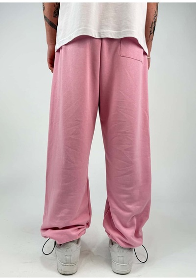 Zaee Nmt Taşlı Baggy Eşofman Altı Pembe