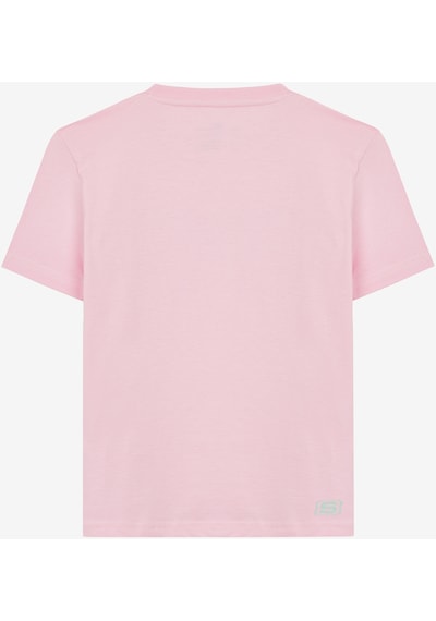 Skechers Graphic Tee G Short Sleeve Büyük Kız Çocuk Pembe Takım Sk241034-621