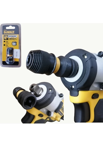 Dewalt 1/4" Hex İle 1/2" Kare Darbeli Anahtar Adaptörü