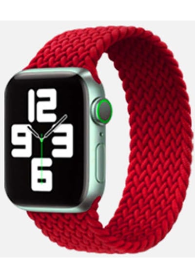 Apple Uyumlu  Watch Ultra 49 MM Kordon Krd-32 Large Hasır Örgü Dizayn