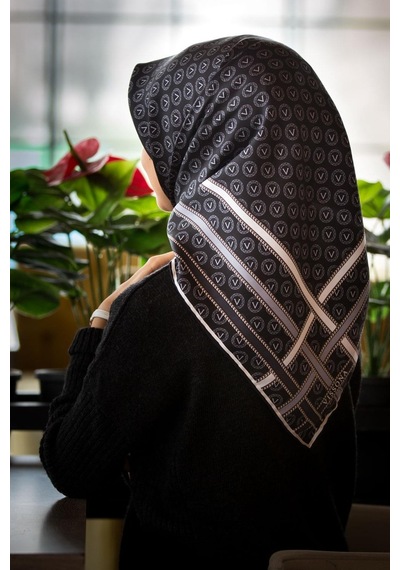 Vissona Twill İpek Eşarp - 16505 - 0001-0028 - 16505 - 0007-0004