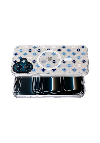 Onegif Apple iPhone Uyumlu  17 Desina Magsafe Kapak - Desen 4