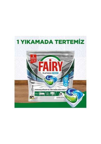 Fairy Platinum Fresh Bulaşık Makinesi Kapsülü 30 Yıkama